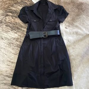 Theory Belted Blk Dress 🖤 Sz 4